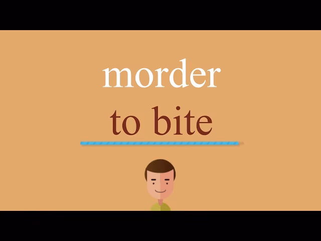 ¿Cómo se dice el verbo morder en inglés?