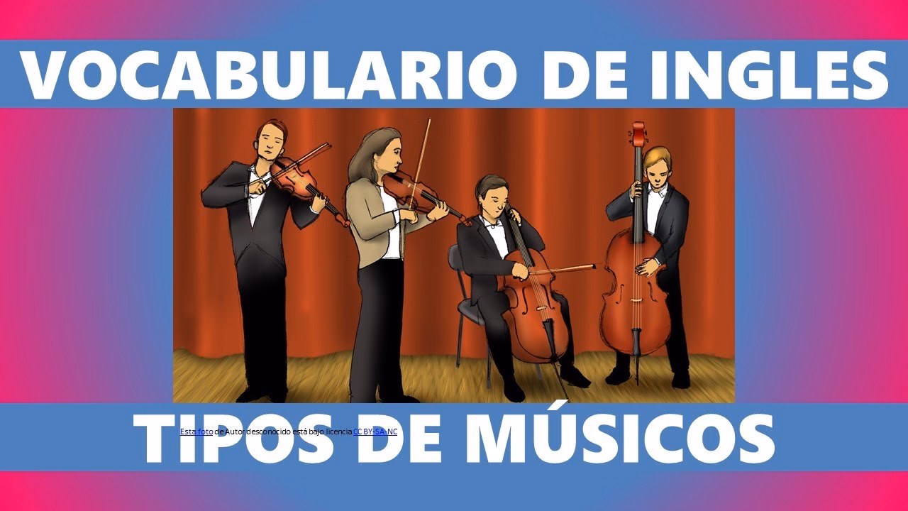 ¿Cómo se dice en inglés músico?