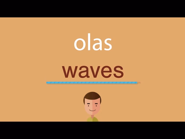 ¿Qué significa Ola en inglés?