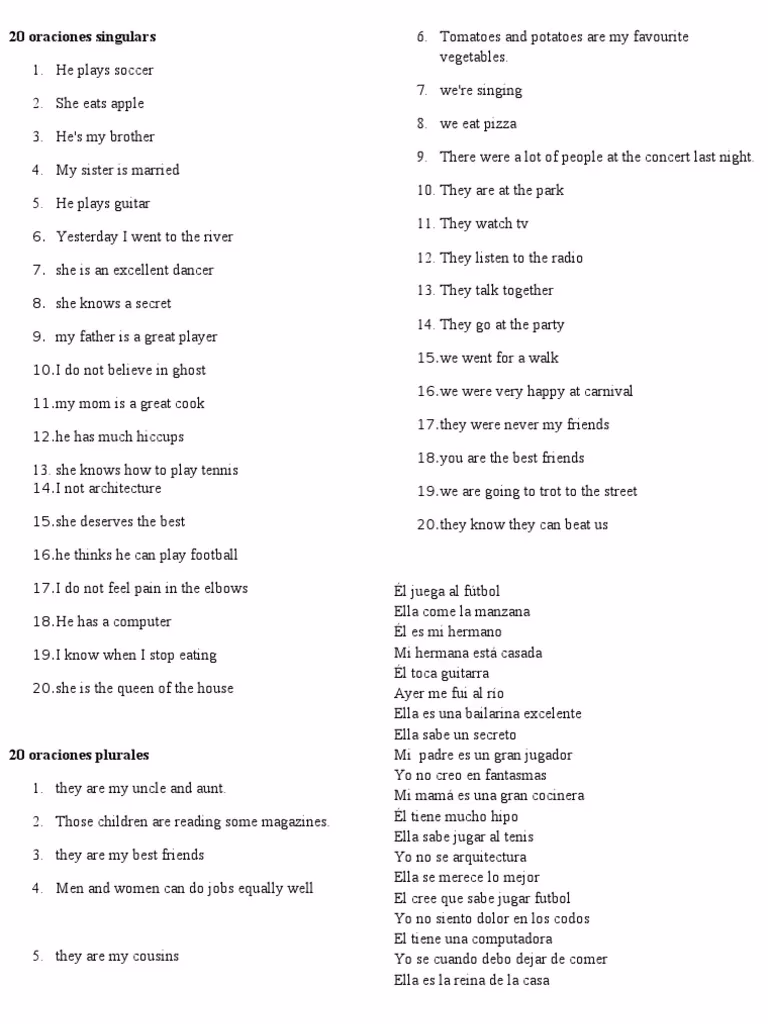 ¿Qué es plural y 10 ejemplos?