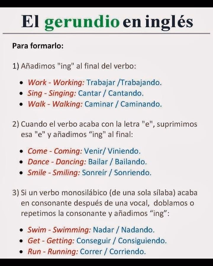 ¿Cómo hacer oraciones con gerundio?