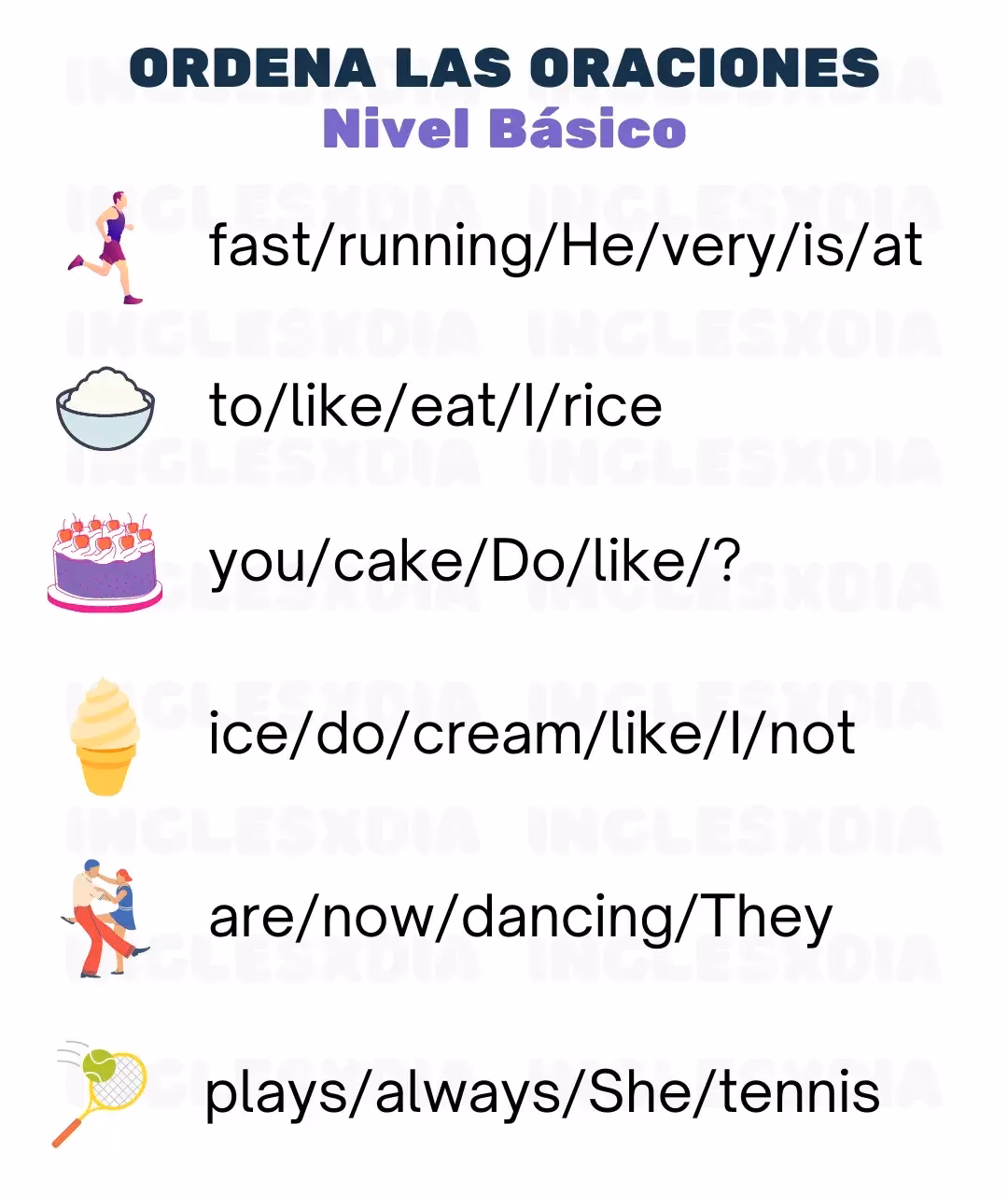 ¿Cómo se escribe ordenar tu cuarto?