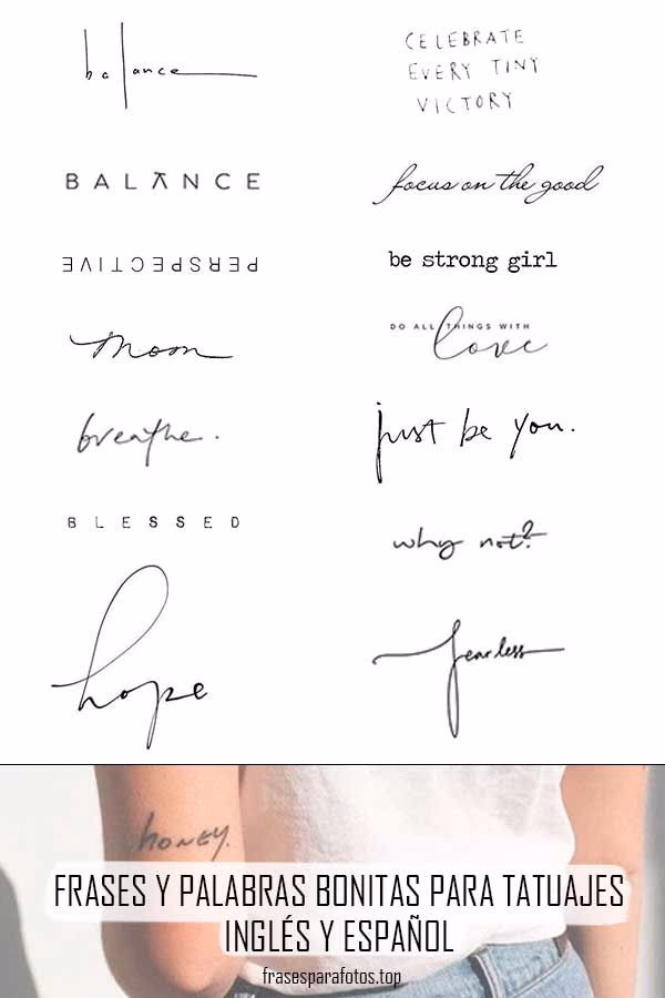 ¿Qué frases en inglés me puedo tatuar?