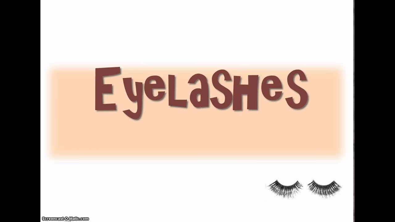 ¿Cómo se llaman las pestañas en inglés?