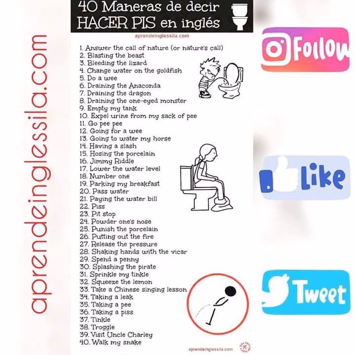 ¿Cómo se dice pis?