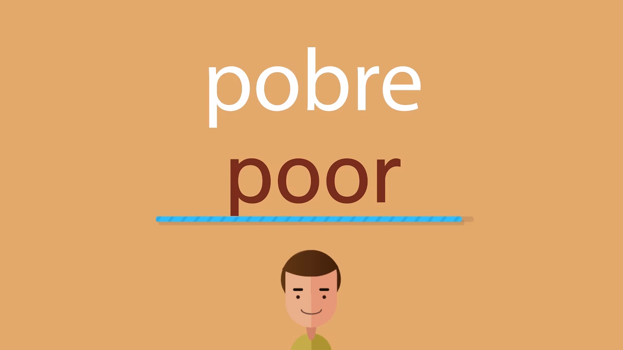¿Cómo se dice persona pobre?