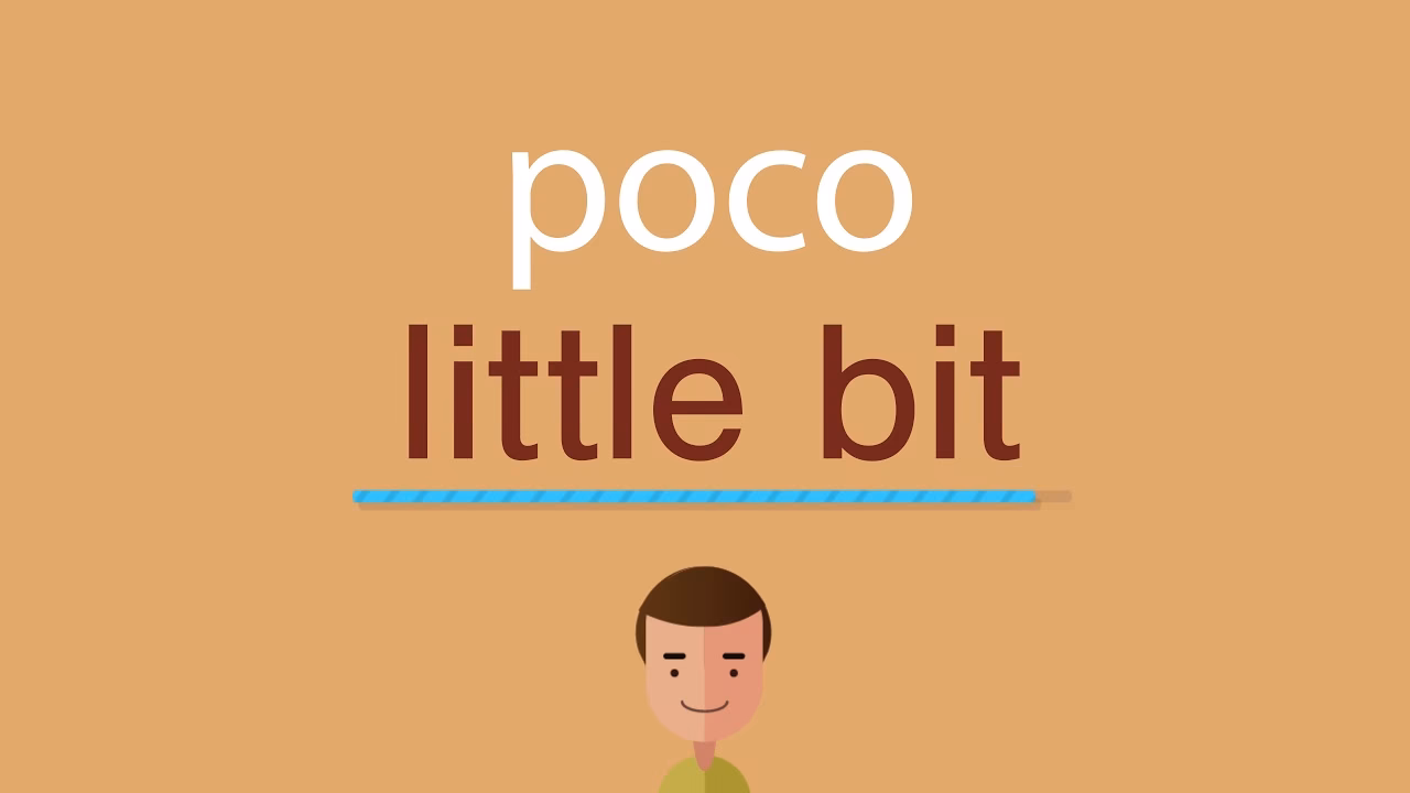 ¿Cómo escribir en inglés un poco?