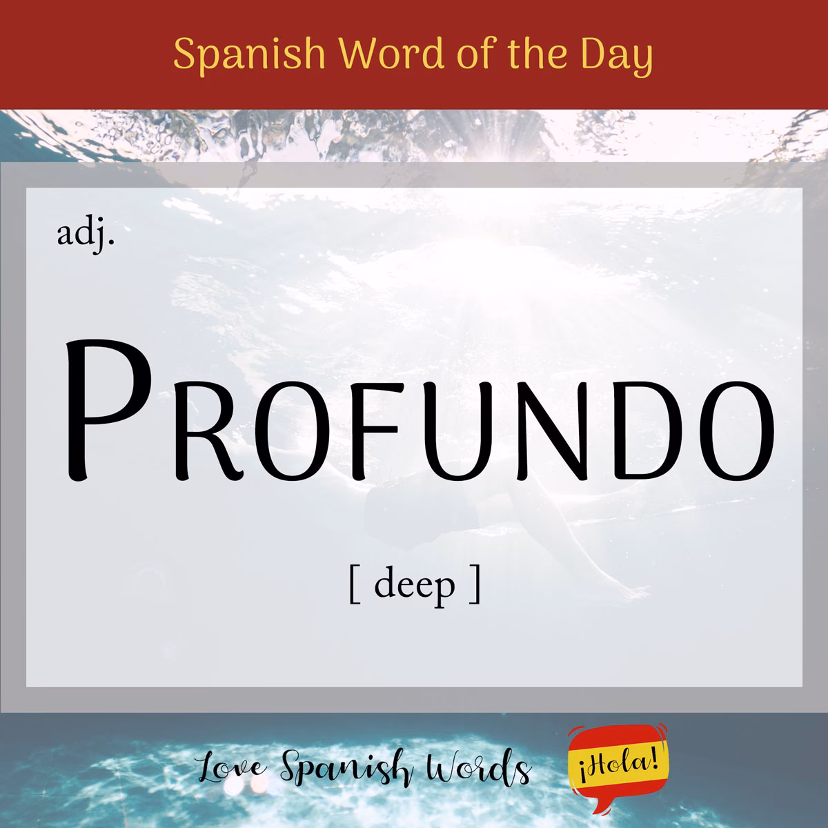 ¿Cómo se dice profundo o profundo?