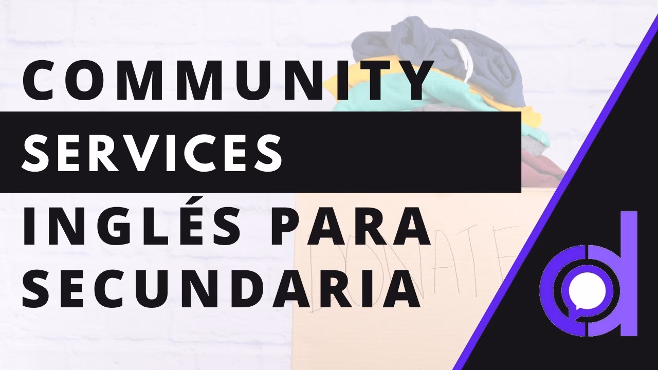 ¿Qué significa community services en español?