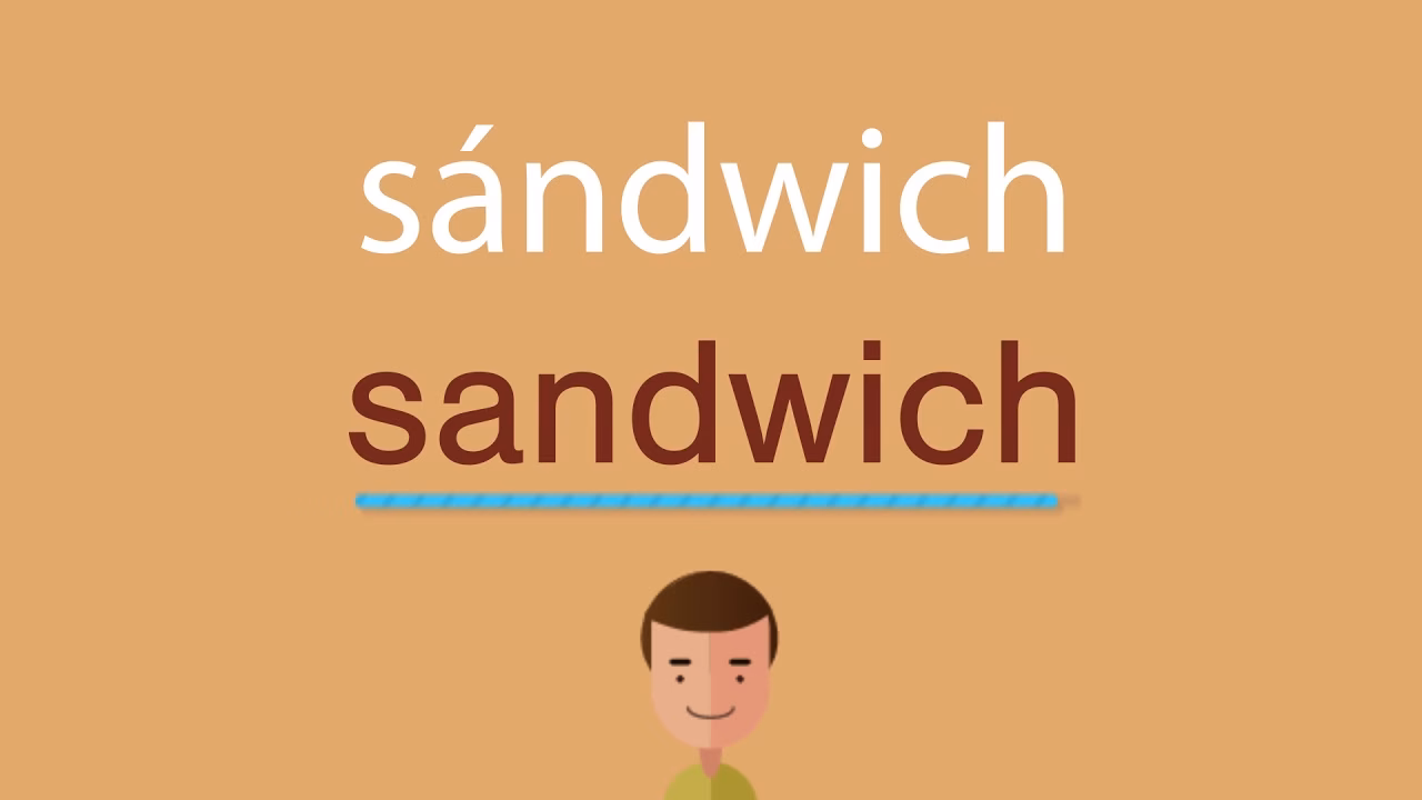 ¿Cómo se dice sandwich en inglés?