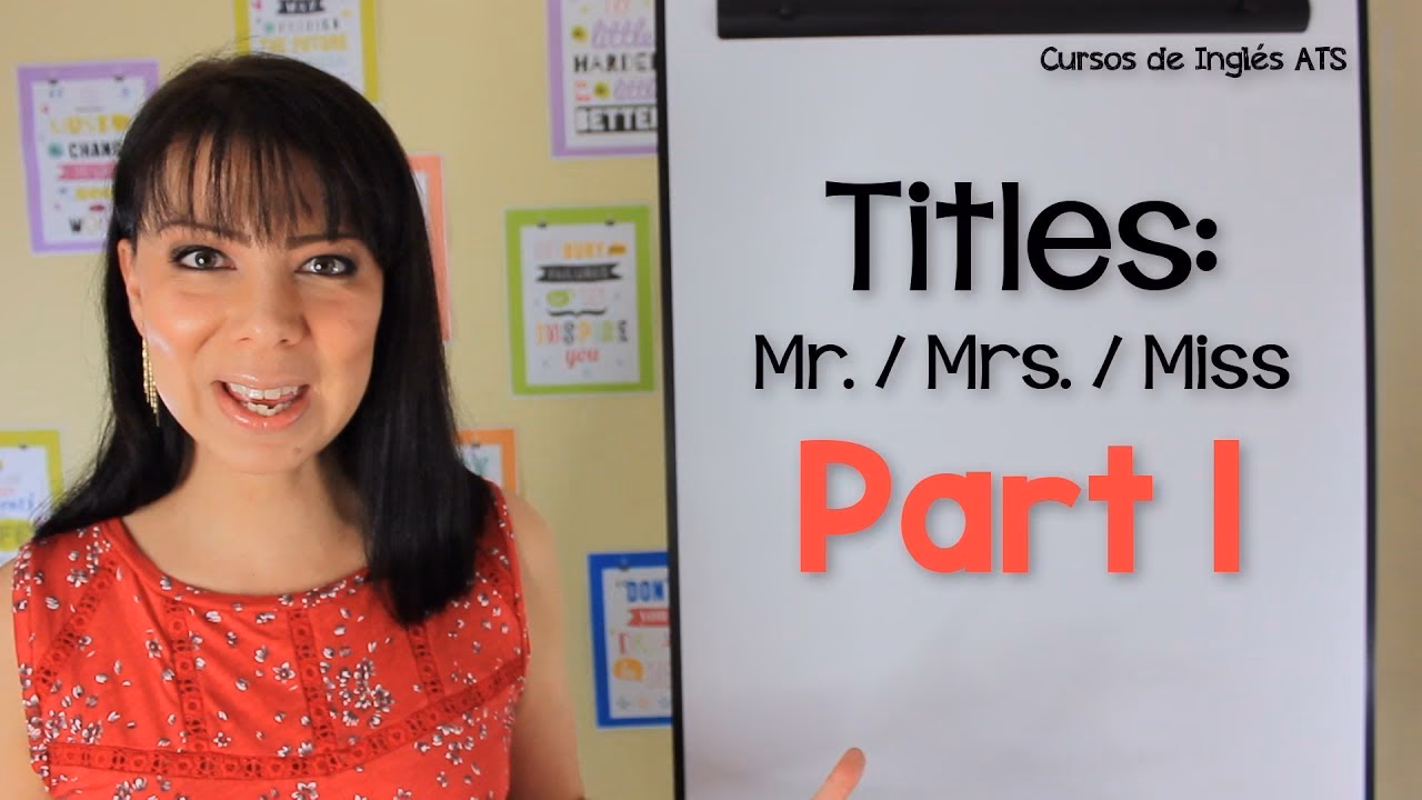 ¿Cómo llamarle a una señora en inglés?