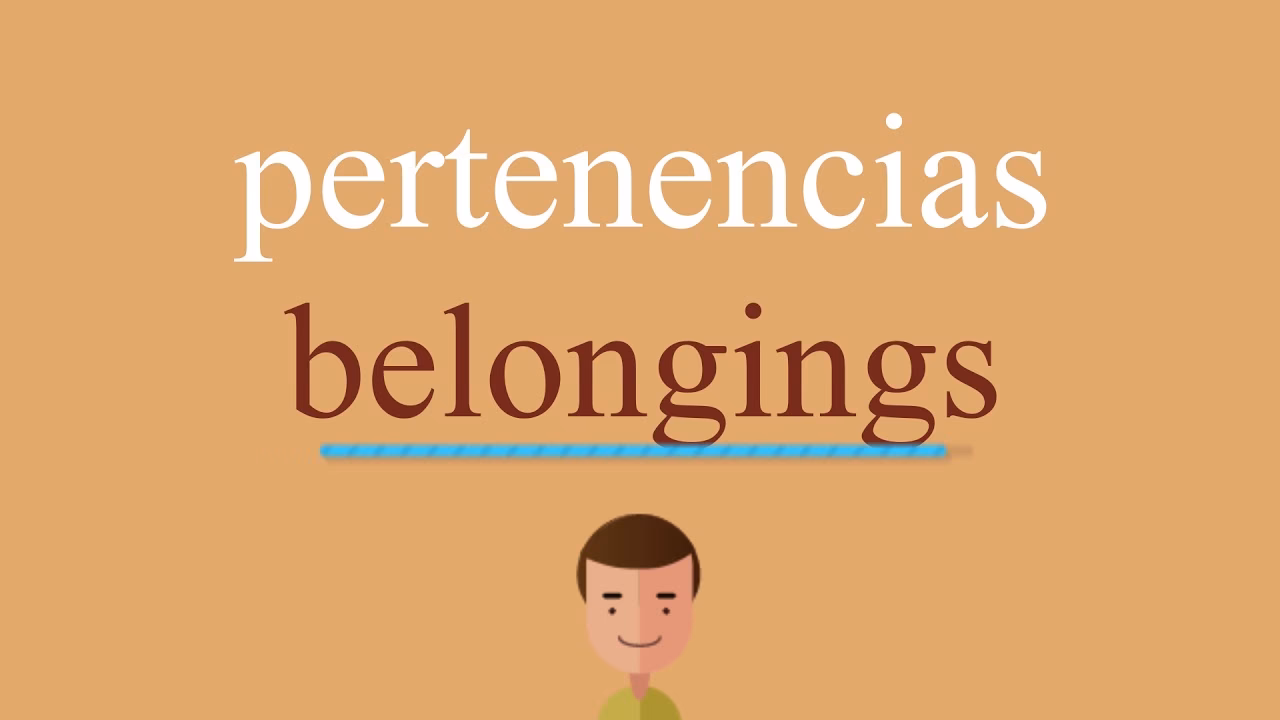 ¿Cómo se le dice al sentido de pertenencia?