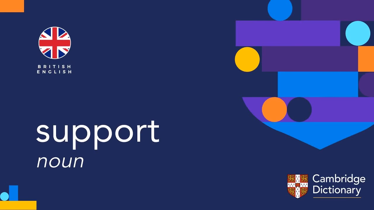 ¿Cómo se llama soporte en inglés?