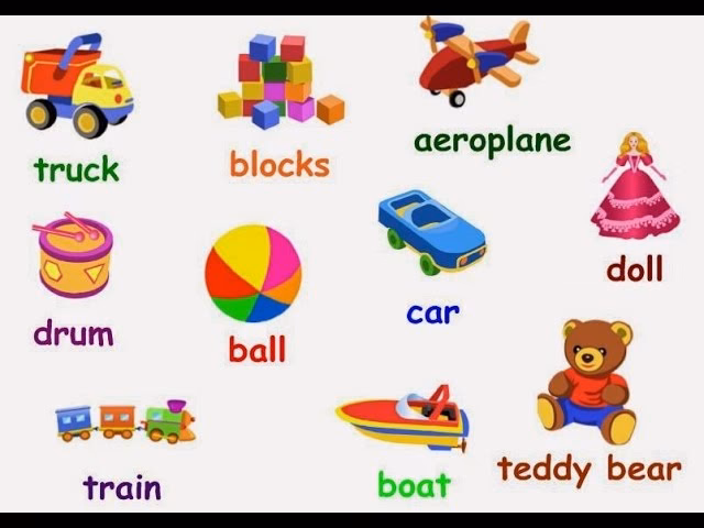 ¿Qué son los toys en inglés?