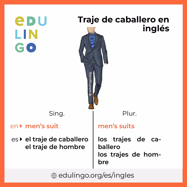 ¿Cómo se dice traje de vestir?