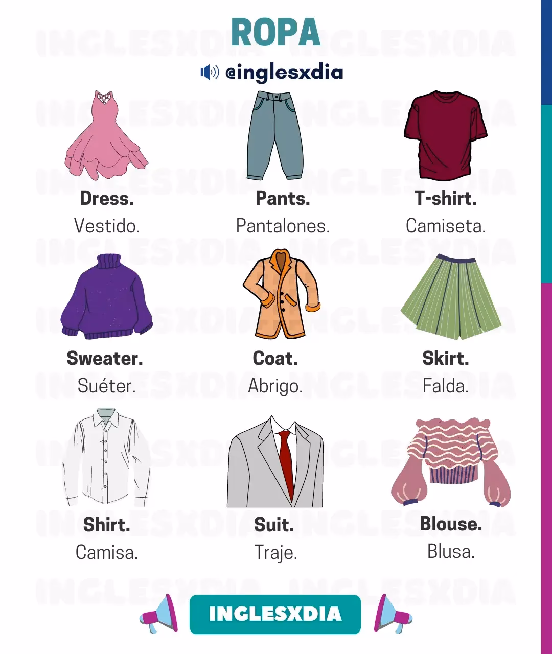 ¿Cómo se dice traje de vestir?