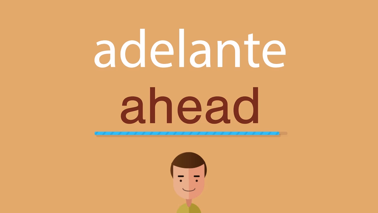 ¿Cómo se dice "vamos adelante"?