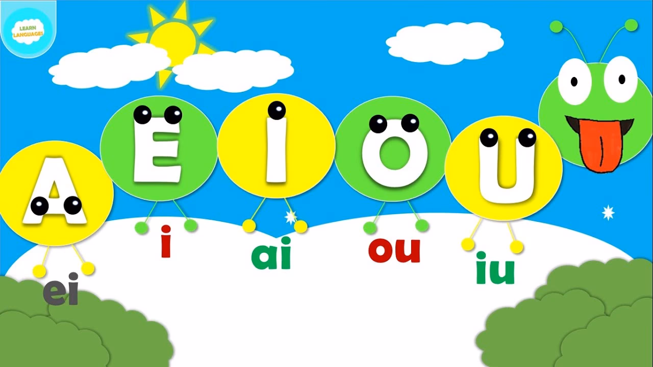 ¿Cuáles son las 5 vocales para niños?
