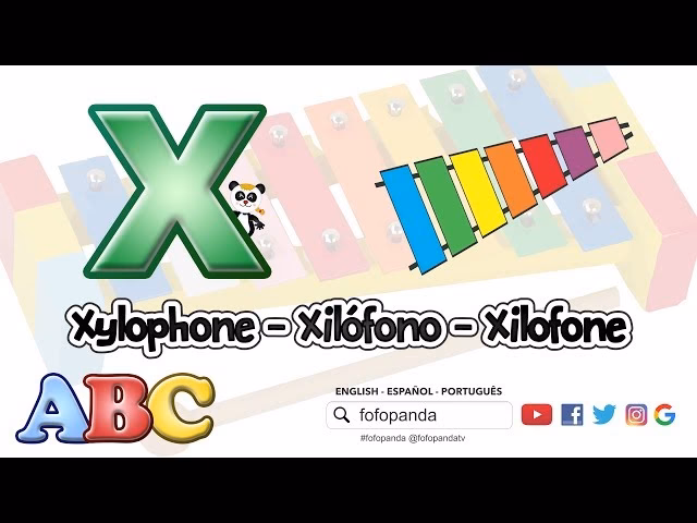 ¿Cómo se llama el xilófono en inglés?